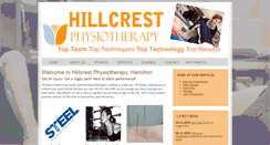 Desktop Screenshot of hillcrestphysio.co.nz